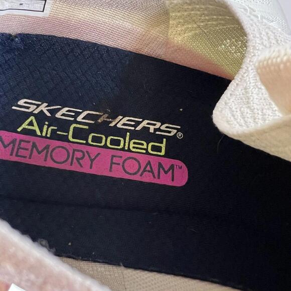 Skechers Womens Sneakers Air Cooled Size 12 Dual Lite Lace Up White Fabric - Picture 7 of 9